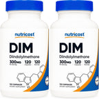 Nutricost DIM (Diindolylmethane) 300mg + BioPerine, 120 Cápsulas Vegetarianas