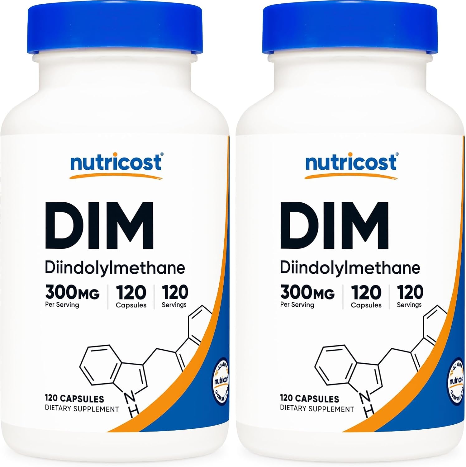 Nutricost DIM (Diindolylmethane) 300mg + BioPerine, 120 Cápsulas Vegetarianas