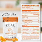 Zurvita - Zeal for Life 30-Day Wellness Bag - Sabor Tropic Dream, 420 g