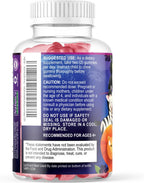 Multivitamínico para niños - Gomitas multivitamínicas diarias con vitamina D, vitaminas B, zinc y más - Apoyo a la energía, memoria y sistema inmunitario - Sabor bayas natural - 120 gomitas