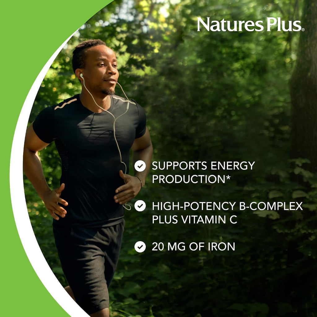NaturesPlus Ultra-Stress con Hierro, Liberación Sostenida - 30 Comprimidos Vegetarianos