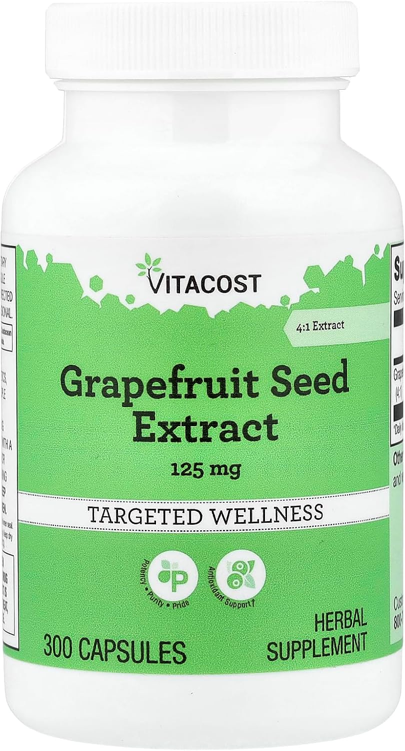 Vitacost Grapefruit Seed Extract, 125 mg, 300 Capsules