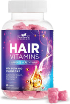 Gomitas de Biotina 5000 mcg para Cabello, Piel y Uñas - Nature's Choice