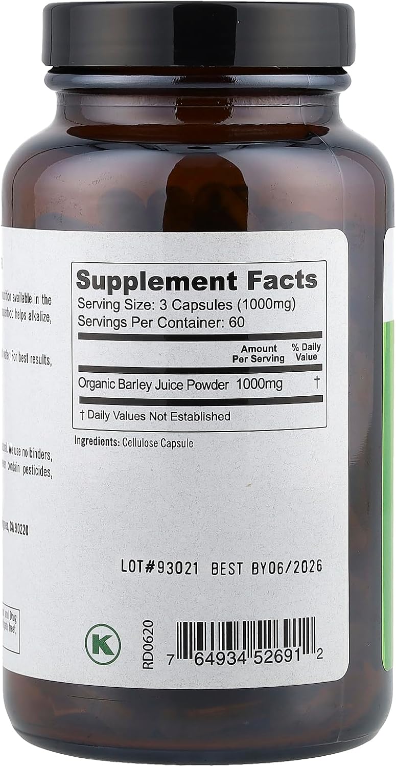 Pure Planet Just Barley - 180 Comprimidos de Jugo de Cebada Joven