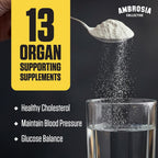 Ambrosia Superfood Organ & Cycle Support Powder, Fruta Sinfonía, 30 dosis