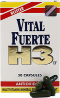 Vital Fuerte H3, Vitaminas y Minerales con Antioxidantes, 30 Cápsulas