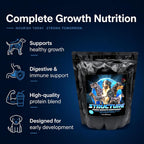CPN Structure Suplemento para Cachorros y Perras Gestantes con DHA – Apoya el Desarrollo Cognitivo, Muscular y Óseo – Proteína de Huevo y Leche, Probióticos, Enzimas y Omega 3 (907 g)
