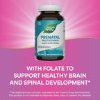 Nature's Way Multivitamínico Prenatal con Folato, Vitamina C y Vitaminas del Grupo B, 180 Cápsulas