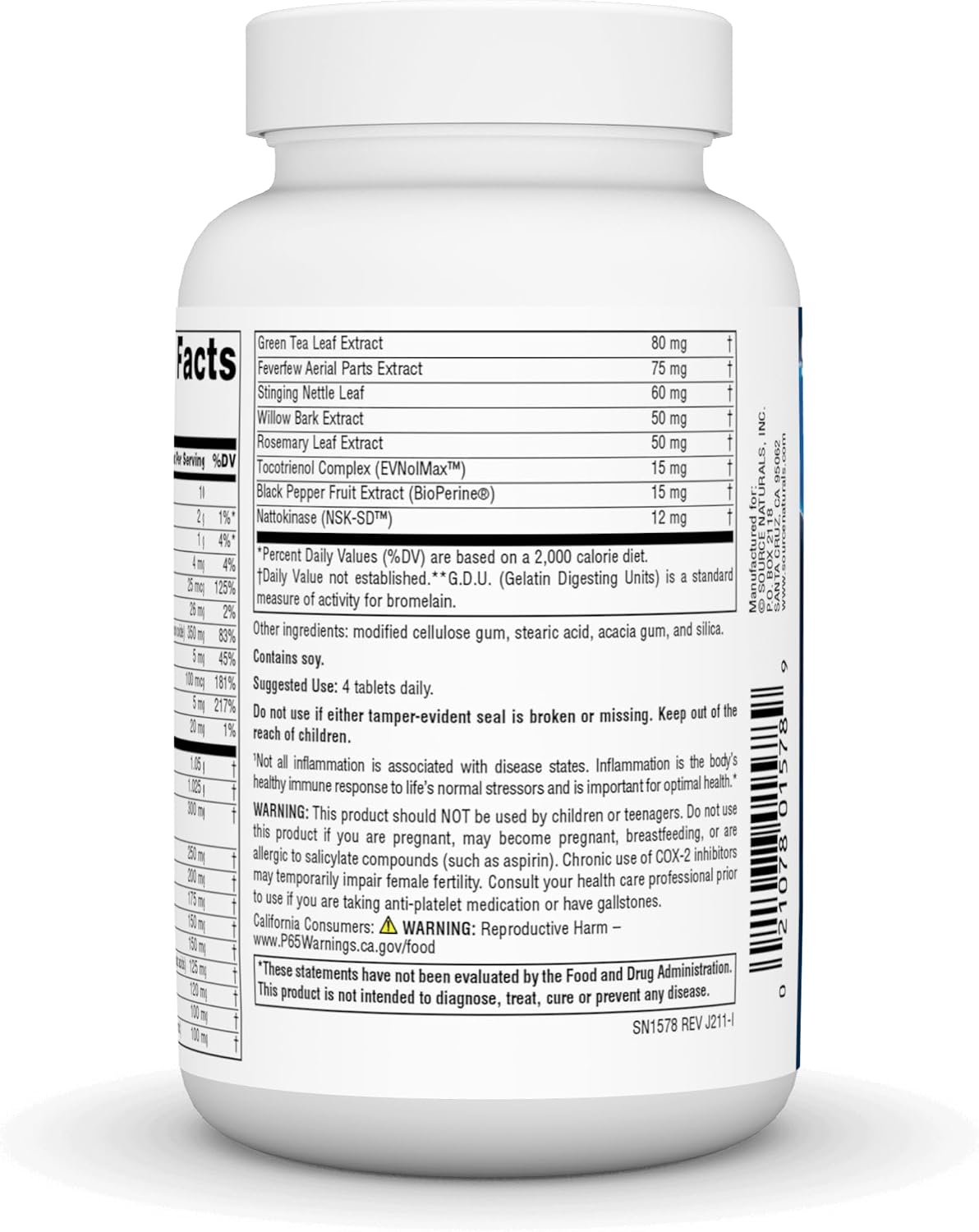 Source Naturals Infama-Rest – 60 Comprimidos