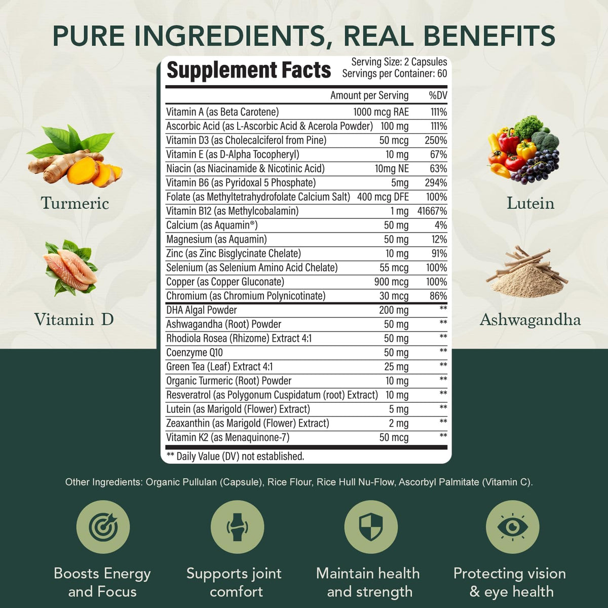 Multivitamínico 40 Plus para Mujeres y – Vitamina D : contribuye al funcionamiento normal del sistema inmunitario – Image 3