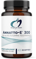 Designs for Health Annatto-E 300mg Tocotrienoles Vitamina E (60 Cápsulas Blandas)