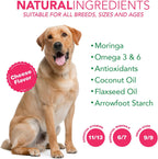 Ruji Naturals 6 en 1 Superfood Complemento para Perros con Moringa Orgánica - 90 Masticables