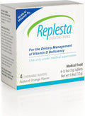 Replesta 50.000 UI Vitamina D3 (Colecalciferol) – Comprimido Masticable Semanal – Sabor Naranja Natural – 4 Unidades