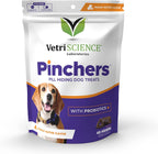 VetriScience Extra Large Pinchers Pill Hiders - Envoltura para pastillas con probióticos para perros, sabor a mantequilla de cacahuete, 45 unidades