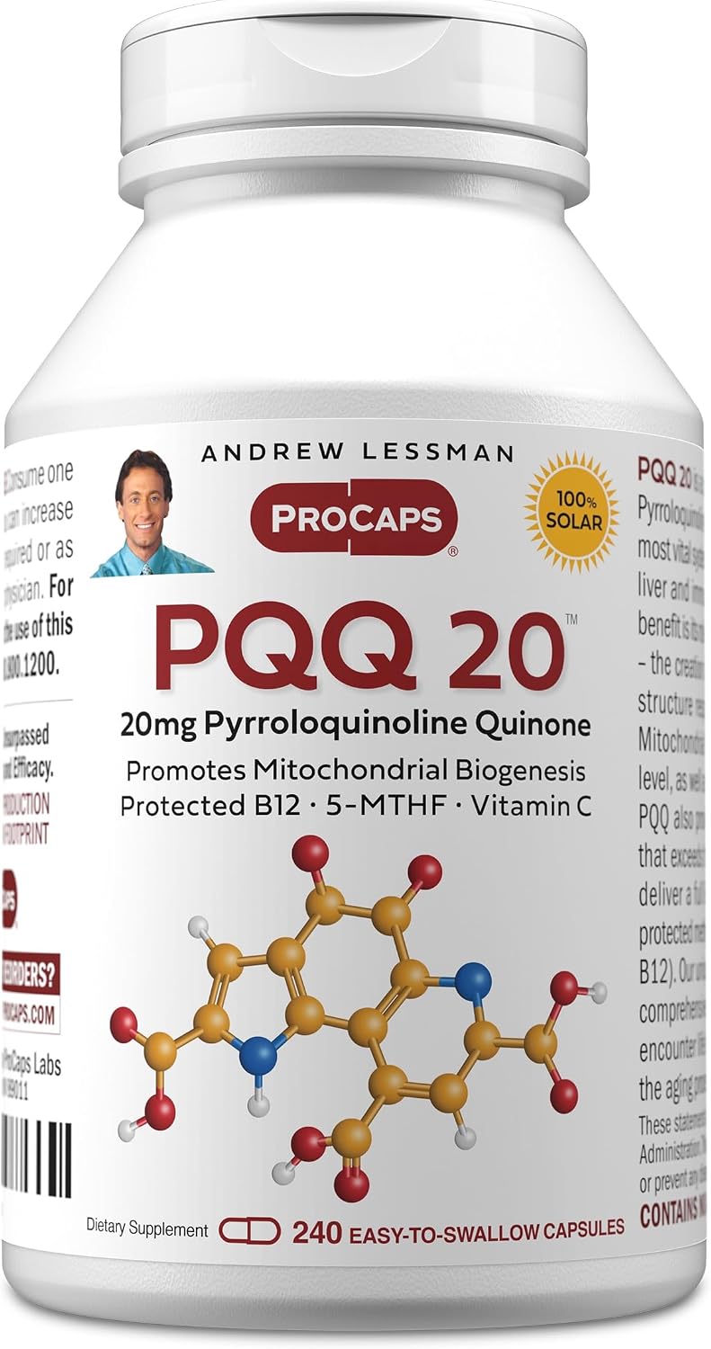 ANDREW LESSMAN PQQ 20mg - 60 Cápsulas