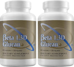 Suplemento de Beta-Glucano 1,3D de Alta Pureza 100 mg por Cápsula (Paquete de 3)