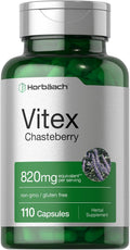 Horbäach Vitex Berry | 110 Cápsulas | Sauzgatillo (Agnus-Castus) | No GMO, Sin Gluten