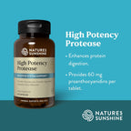 Nature's Sunshine Proteasa de Alta Potencia 60 Cápsulas