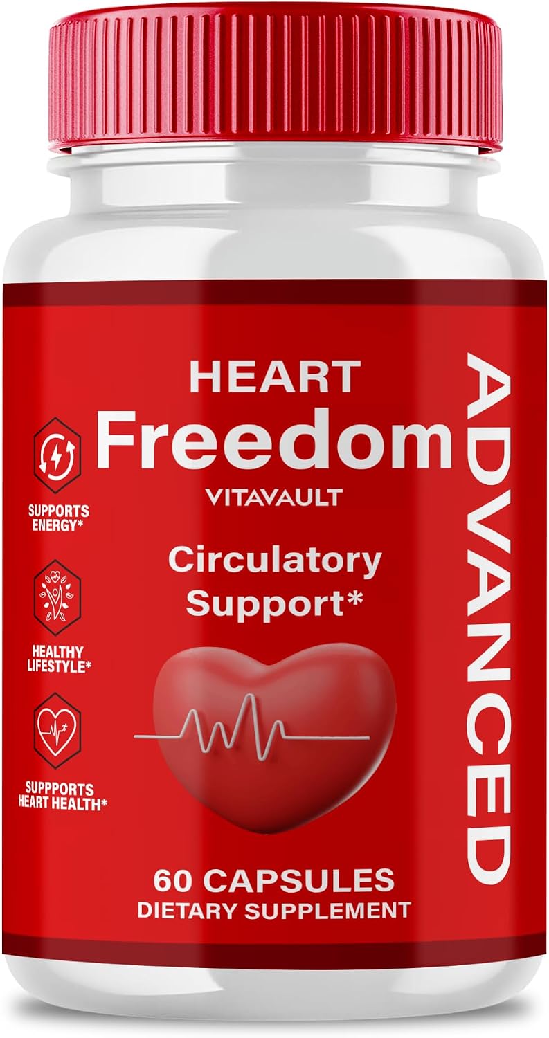 Heart Freedom Cápsulas – Suplemento Natural para Energía y Circulación – 60 Cápsulas