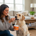 Dr Jay's Romps Multivitamínico para Perros - Colágeno Tipo II - Articulaciones, Piel y Pelo - 30 Chews Blandos