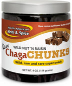 ChagaChunks Nuez y Pasas - Snack de Chaga y Frutos Secos - 113 g