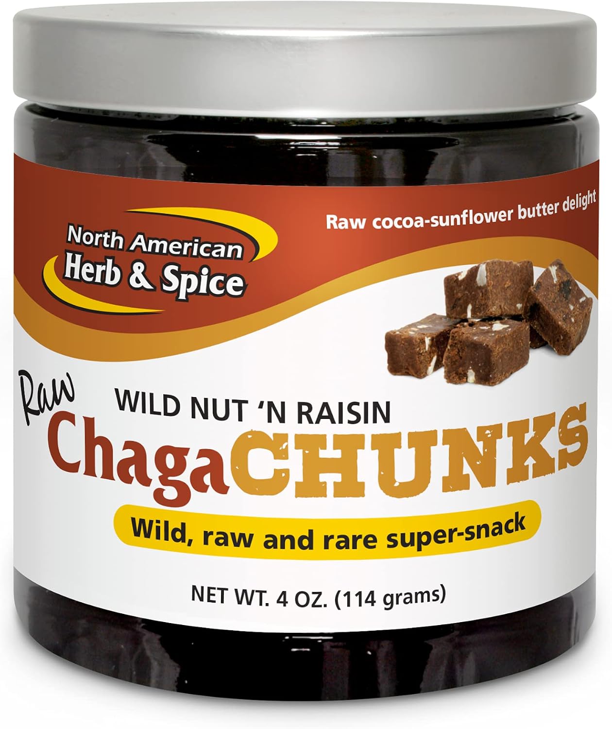 ChagaChunks Nuez y Pasas - Snack de Chaga y Frutos Secos - 113 g