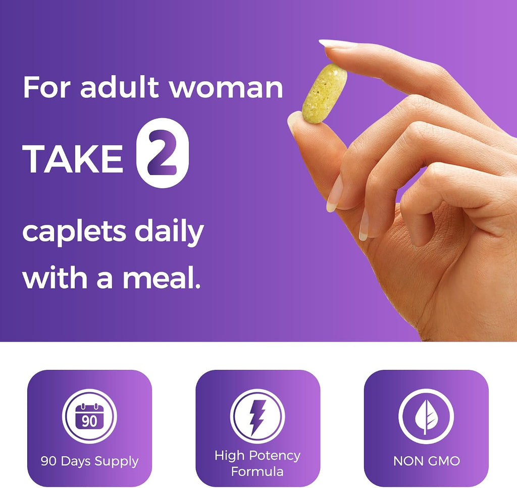 Vitamin World Ultra 360 Multivitamínico para Mujeres 50+ con Minerales y Hierbas, 180 Comprimidos
