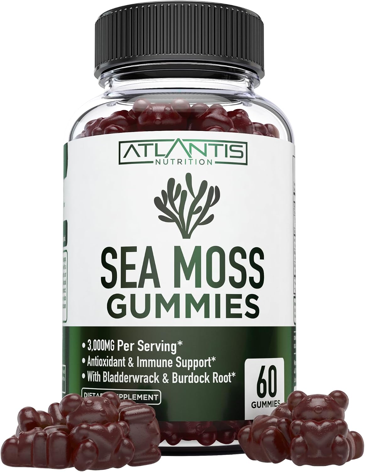 Irish Sea Moss Gummies 3000mg – Atlantis Nutrition