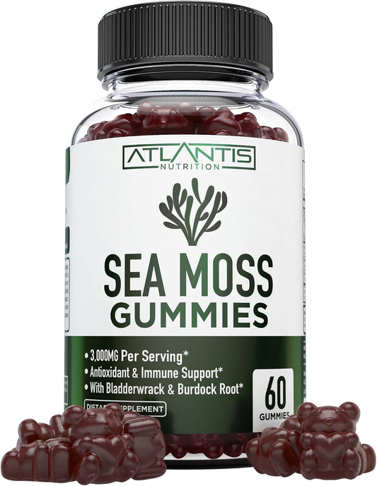 Irish Sea Moss Gummies 3000mg – Atlantis Nutrition