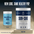 Healthy Pup Suplementos de Aceite de Pescado para Perros - 180 Golosinas Masticables - Omega 3, EPA, DHA, Biotina y Vitamina E - Piel y Pelaje Saludables