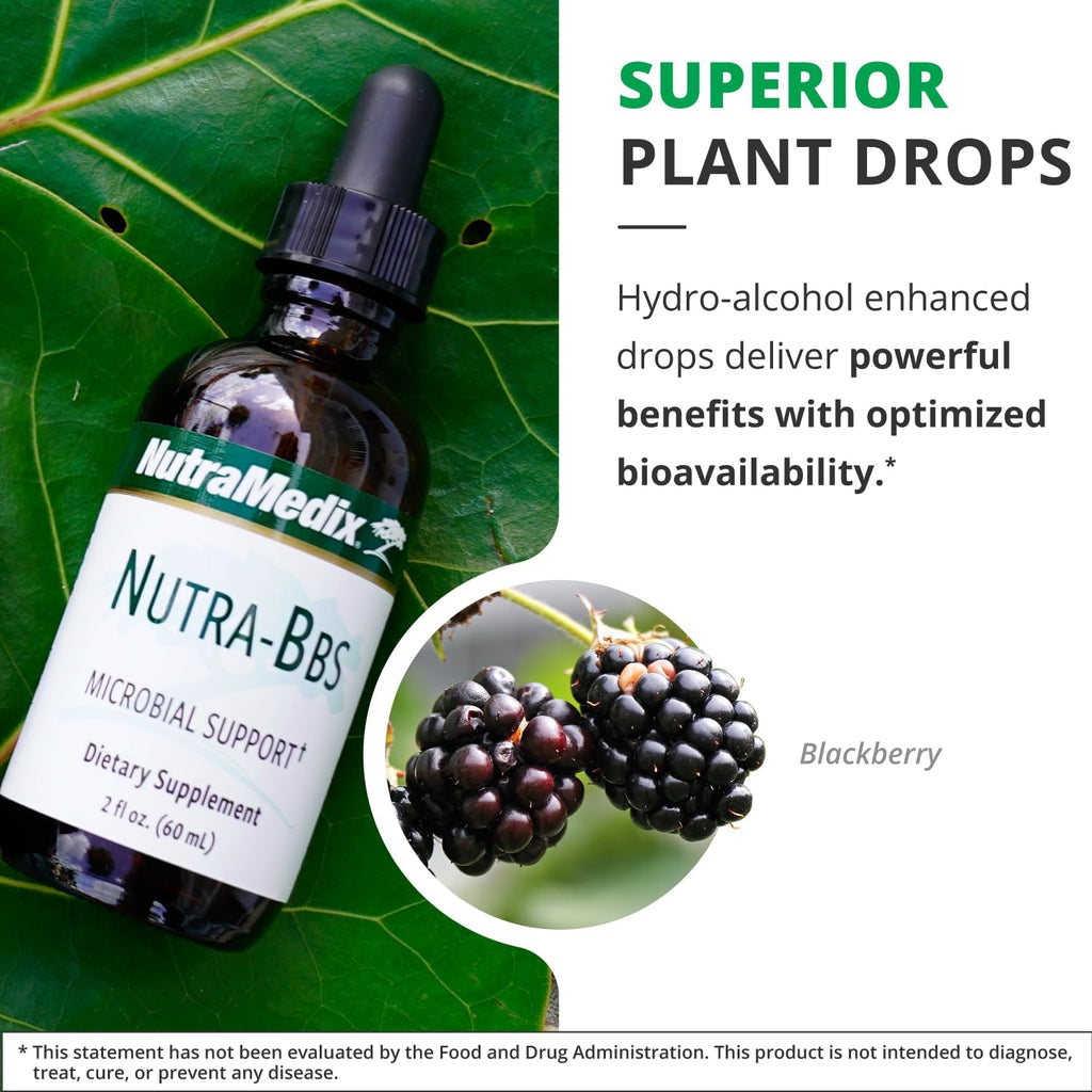 Nutramedix Nutra BBS - Suplemento Herbal Líquido para Apoyo Digestivo e Inmunológico (60 ml)