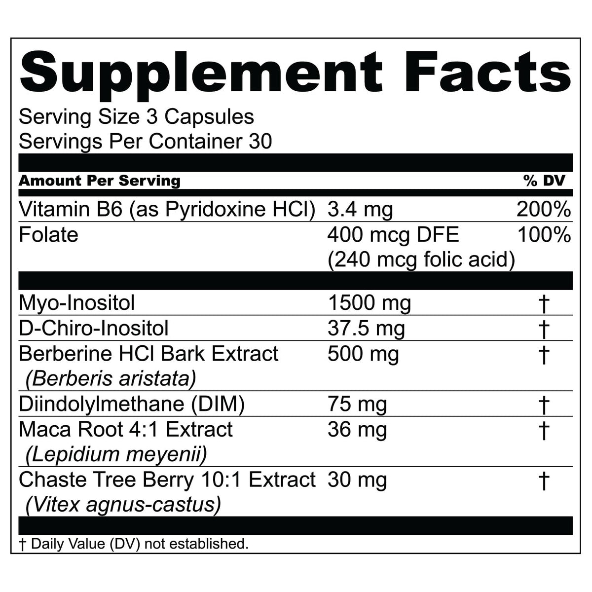 Live Conscious Beyond Hormone - Inositol, Berberina y Extractos Botánicos para el Bienestar Femenino (90 Cápsulas) – Image 8