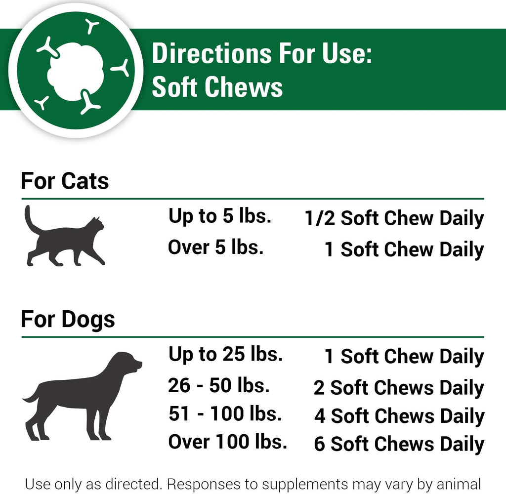 Vet Classics CAS Options Extra Strength Immune Support para Perros y Gatos - Suplemento Antioxidante - 120 Masticables Blandos