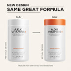 Codeage ADK Vitaminas A, D3, K1 y K2 (MK4 y MK7) - 180 Cápsulas - Suministro para 6 Meses