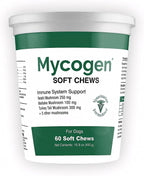 Mycogen Soft Chew para Perros - Mezcla de 8 Especies de Setas para Apoyo Inmunitario - 120 Chews Blandos