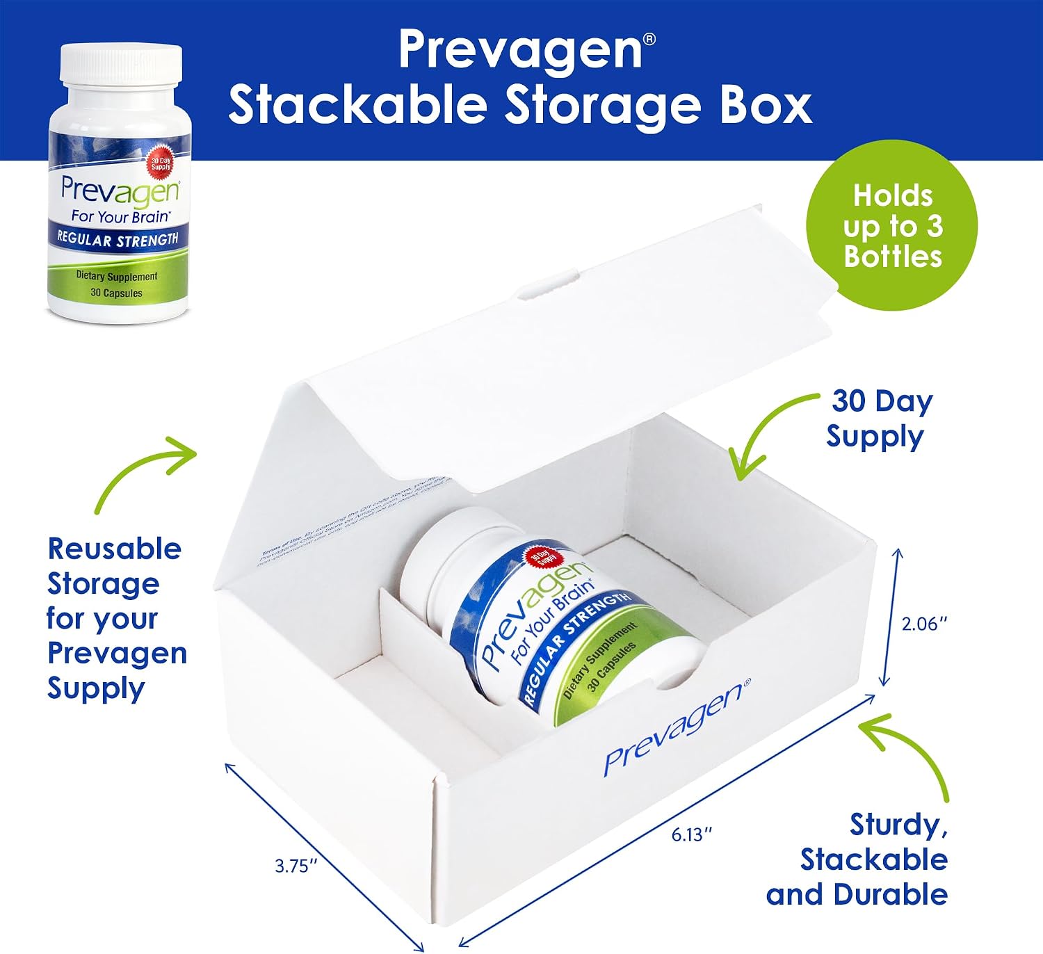 Prevagen Regular Strength - 30 Cápsulas (1 Mes) | Formulado para el Cerebro | 10mg de Apoaequorina más Vitamina D3