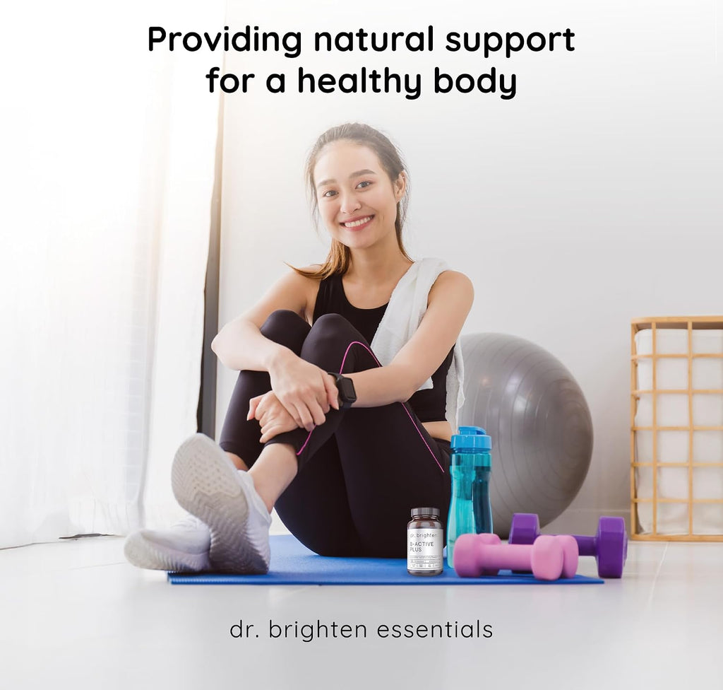 Dr. Brighten B-Active Plus - Complejo de Vitaminas B Coenzimadas, 60 Cápsulas