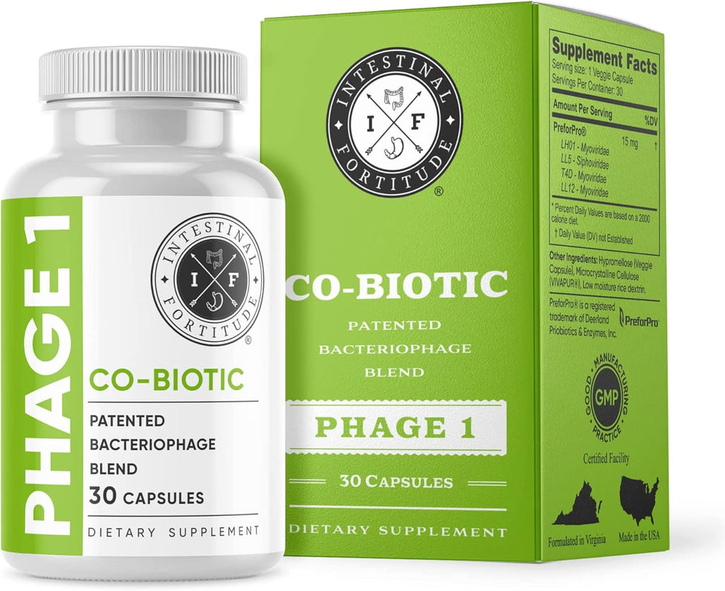 Intestinal Fortitude Phage 1 - Suplemento de Bacteriófagos para la Salud Intestinal