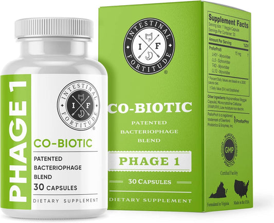 Intestinal Fortitude Phage 1 - Suplemento de Bacteriófagos para la Salud Intestinal