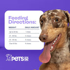 Pets 52 - Probióticos para Perros con Enzimas Digestivas - Apoya la Flora Intestinal, Refuerza el Sistema Inmunológico, Fórmula de Fuerza Veterinaria