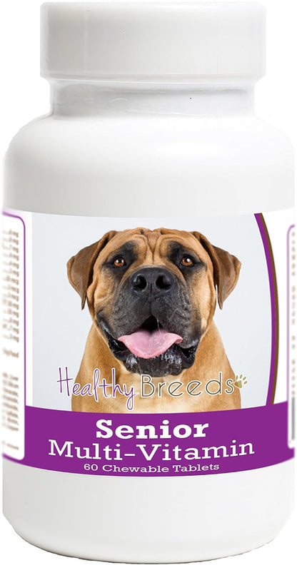 Healthy Breeds Boerboel Senior Dog Multivitamin Tablets 60 Count – Image 1