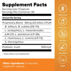 BiotiQuest Antibiotic Antidote Probióticos - 20 Mil Millones UFC, 30 Cápsulas
