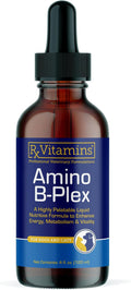Rx Vitamins Amino B Plex Complejo B Líquido con Aminoácidos para Perros y Gatos - 118 ml