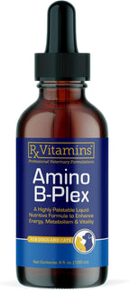 Rx Vitamins Amino B Plex Complejo B Líquido con Aminoácidos para Perros y Gatos - 118 ml
