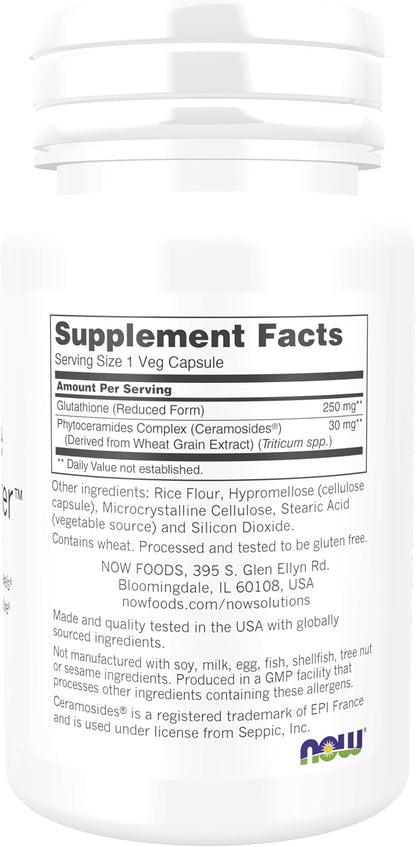 NOW Foods Solutions, Glutathione Skin – Favorecer la hidratación natural de la piel* – Image 2