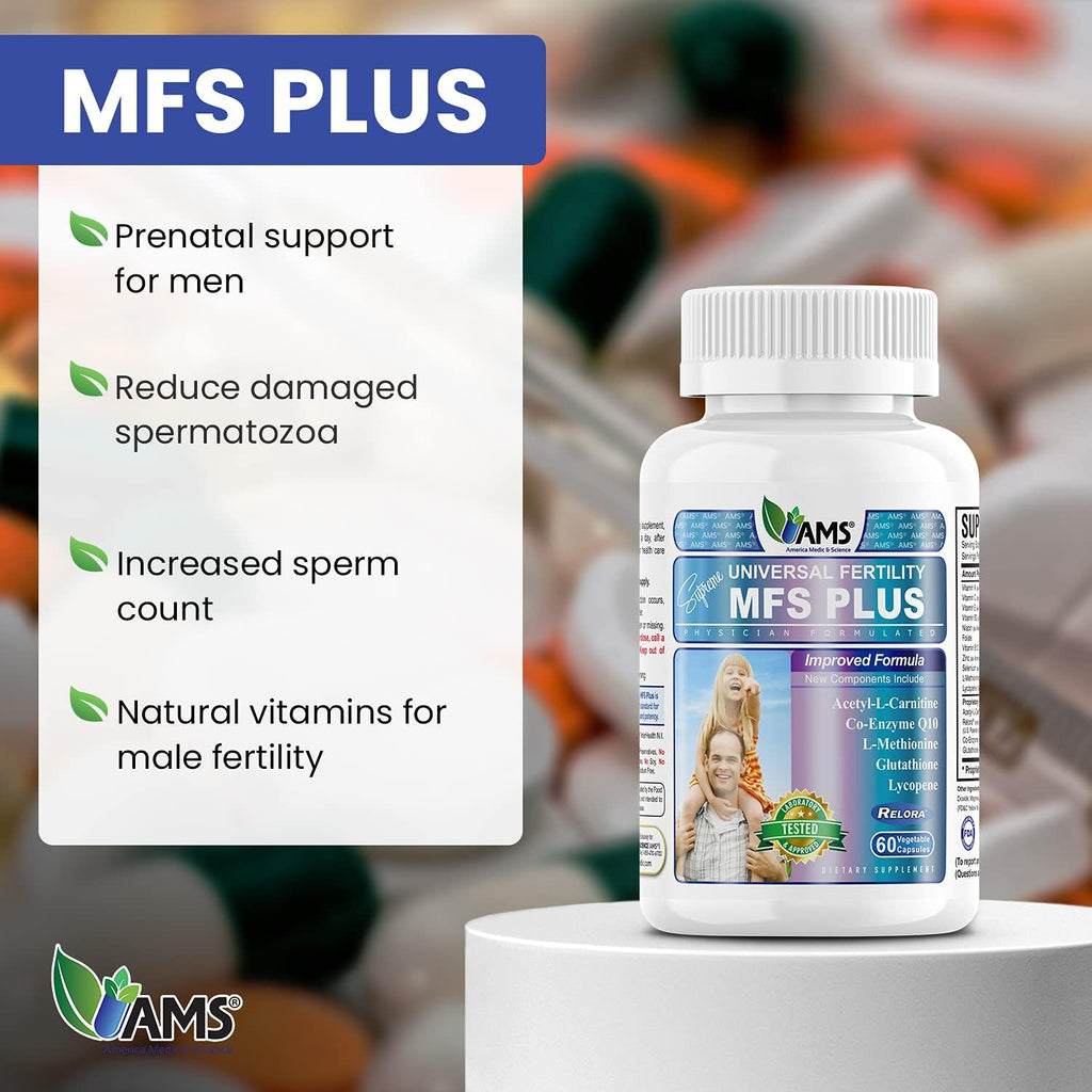 MFS Plus Suplemento de Fertilidad para Hombres (60 Cápsulas)