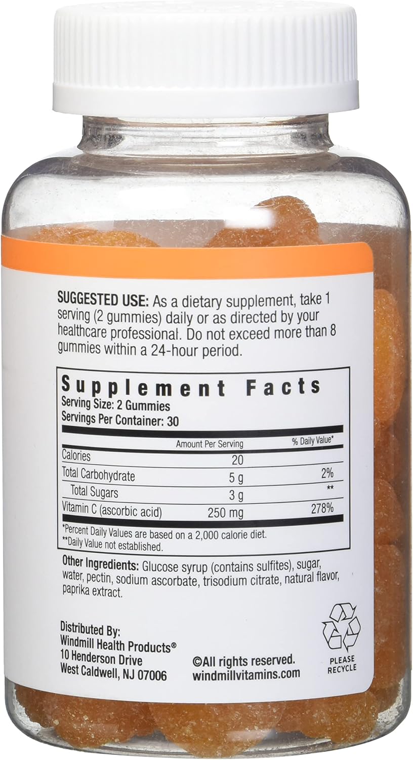 NutritionWorks Vitamin C 250 mg Gominolas, 60 Gominolas