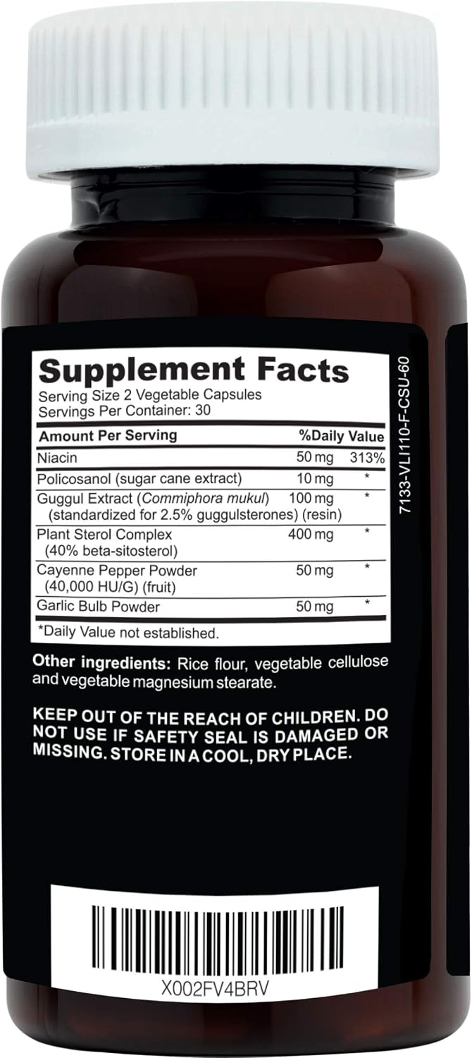 Clinical Daily Cholesterol Care – Complemento para el colesterol, 60 cápsulas veganas
