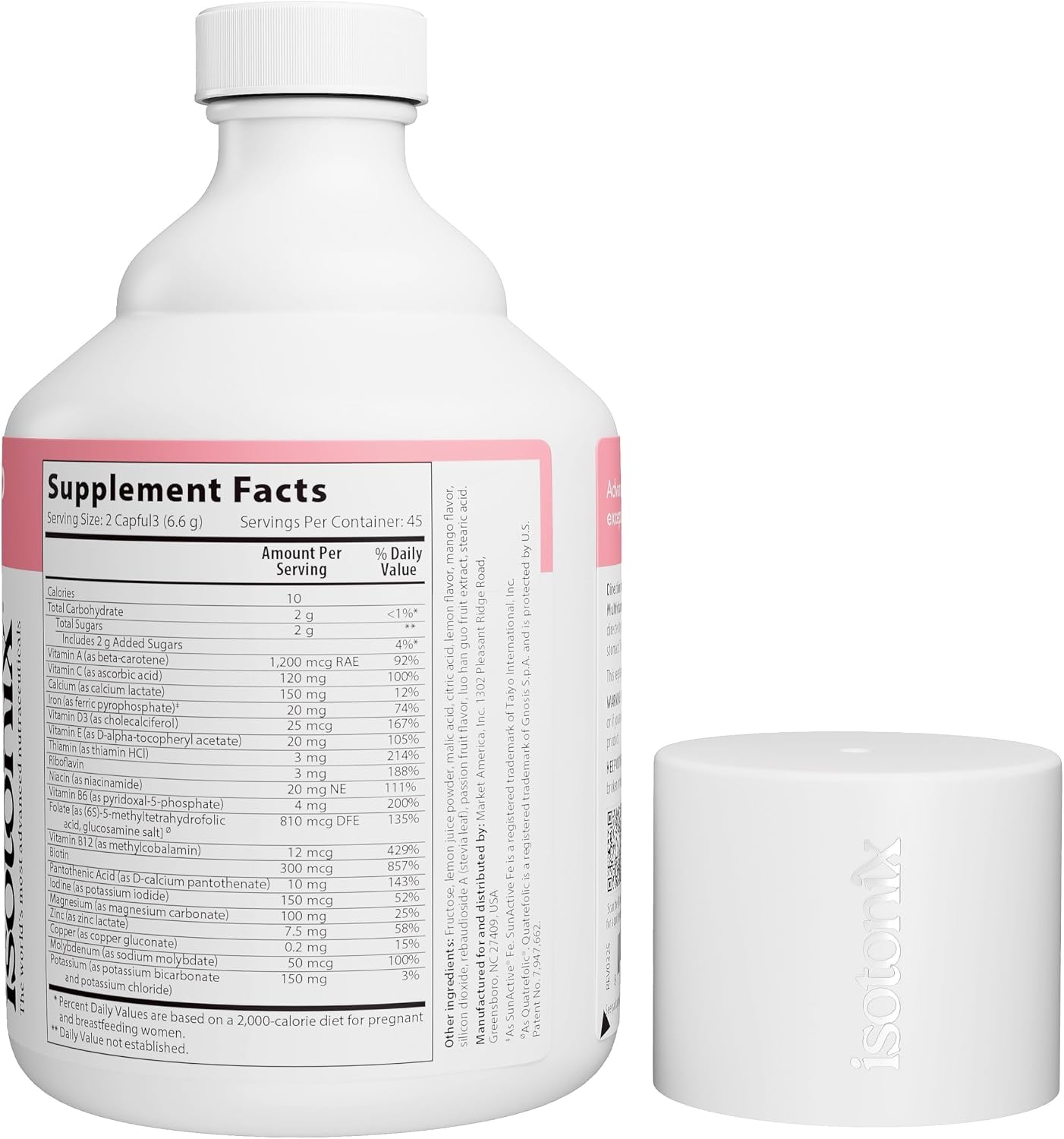 Isotonix Prenatal Activated Multivitamin – 45 porciones