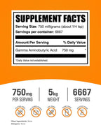 BulkSupplements GABA en Polvo - 5 kg